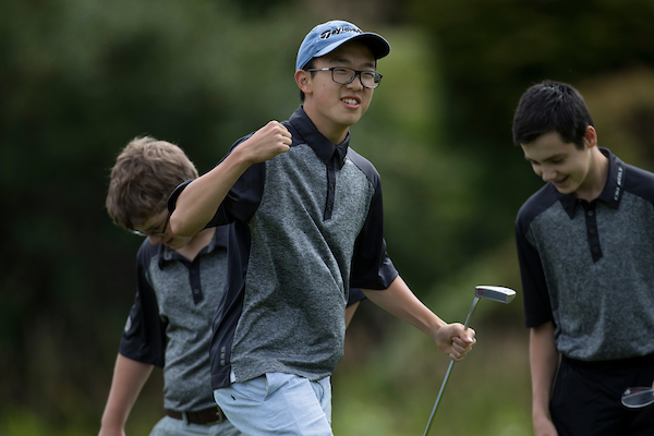 Coach and Student chip shot